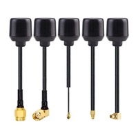 Antenne FPV omnidirectionnelle Lollipop longue portée 5,8 GHz 3,5 dBi RHCP SMA Mâle à faible VSWR pour drone, UAV, émetteur-récepteur vidéo RC