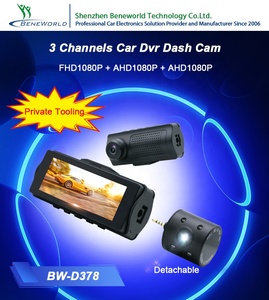 Meilleure vente <span class=keywords><strong>Amazon</strong></span> 3.16 pouces 3 canaux 4k Dash Cam avant et arrière et intérieur double caméra 4k 1080p Dash Cam <span class=keywords><strong>voiture</strong></span> Dash Cam - Product Image 3