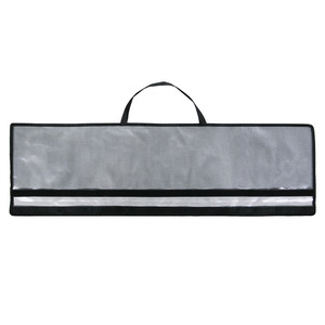 <b>PVC</b> Transparent Fishing Rod Bag Case With <b>Top</b> Handle Large Capacity For Outdoor Use - Product Image 1