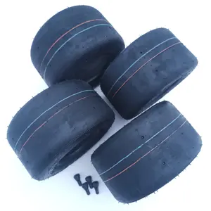 Kualitas tinggi panas meleleh ban untuk go-kart drift mobil karet Tubeless halus Go Kart ban 10x4.50-5 10*4.50-5