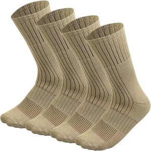 Chaussettes tactiques antibactériennes personnalisées Kango en laine mérinos avec bordure élastique pour l'hiver chaud, idéales pour la randonnée, le travail et les activités de plein air - Product Image 4