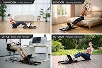 Dispositivo de Rehabilitación Multifuncional Personalizable, Plataforma de Ejercicios para Piernas, Entrenador de Piernas para Estiramiento, Fisioterapia, con Certificación CE