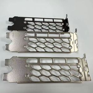 حامل وحدة معالجة الرسومات المعدني ثلاثي الواجهات مع غطاء منخفض الارتفاع لفتحة PCIe مع منافذ VGA + DVI + DP لأجهزة الكمبيوتر المكتبية الصغيرة ونظام المسرح المنزلي - Product Image 1