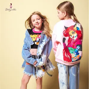 Stilnyashka Dolce-Jacket24-2 Spring Baby Girl Children's Clothing Fall Girls Denim Jacket Girl Jackets Fashion Jackets For Kids