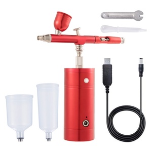 Kit de Compresor de Aerógrafo Inalámbrico Portátil, Automático, Nano Iónico, para Maquillaje, Decoración de Pasteles, Plantillas, Tatuajes y Otros Usos Artísticos - Product Image 2