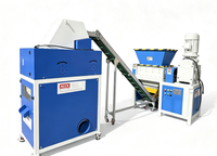 Ligne de recyclage de câbles en cuivre de petite taille, machine de granulation automatique du cuivre pour la récupération des fils électriques usagés