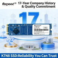 قرص صلب داخلي من نوع M.2 2280 NGFF SATA SSD بسعة 128 جيجابايت/256 جيجابايت/512 جيجابايت من فاسبيد