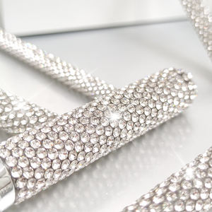 Set de Brochas de Maquillaje Gracedo Diamante 12 Piezas Plata Nuevo Lujo Buena Calidad Bling Shine Diamante - Product Image 5