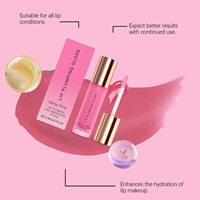 AMZ Glassy Lip Gloss Hydrating Lip Oil Pelembap Bibir Berkilau Perawatan Bibir untuk Bibir Lembap Seperti Kaca Grosir
