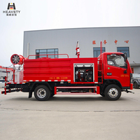 Camion de lutte contre l'incendie HEAVSTY 5 CBM Diesel, neuf, automatique, avec réservoir d'eau, pour Dongfeng D6 CLW5070TDY6
