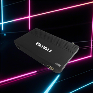 HD kỹ thuật số vệ tinh TV <span class=keywords><strong>Receiver</strong></span> DVB-S2 Set-Top Box vật liệu nhựa phần mềm cập nhật Bộ giải mã - Product Image 3