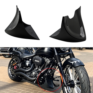 Protector de Motor Inferior para Motocicleta, Carenado Frontal para Harley XL883, Protector de Chasis Inferior Universal, Guardabarros Negro Brillante - Product Image 4