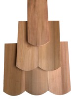 Massivholz Red Cedar Massivholz Material Dachs chind eln für Außen dach und Wand Holzdach schindeln Abstellgleis