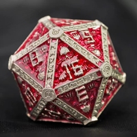 Jeu de dés polyédriques bleu-noir pour D&D, 7 dés métalliques, Dragon, Donjons, Jeu de rôle, Écologique, Fait main, Jeu de société