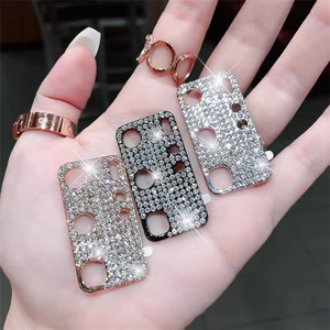Pietra di cristallo di lusso Glitter 3D per <span class=keywords><strong>iPhone</strong></span> 16 12 <span class=keywords><strong>13</strong></span> 14 15 <span class=keywords><strong>Pro</strong></span> <span class=keywords><strong>Max</strong></span> Fashion Bling Diamond Lens protezione Cover protettiva per <span class=keywords><strong>fotocamera</strong></span> - Product Image 2