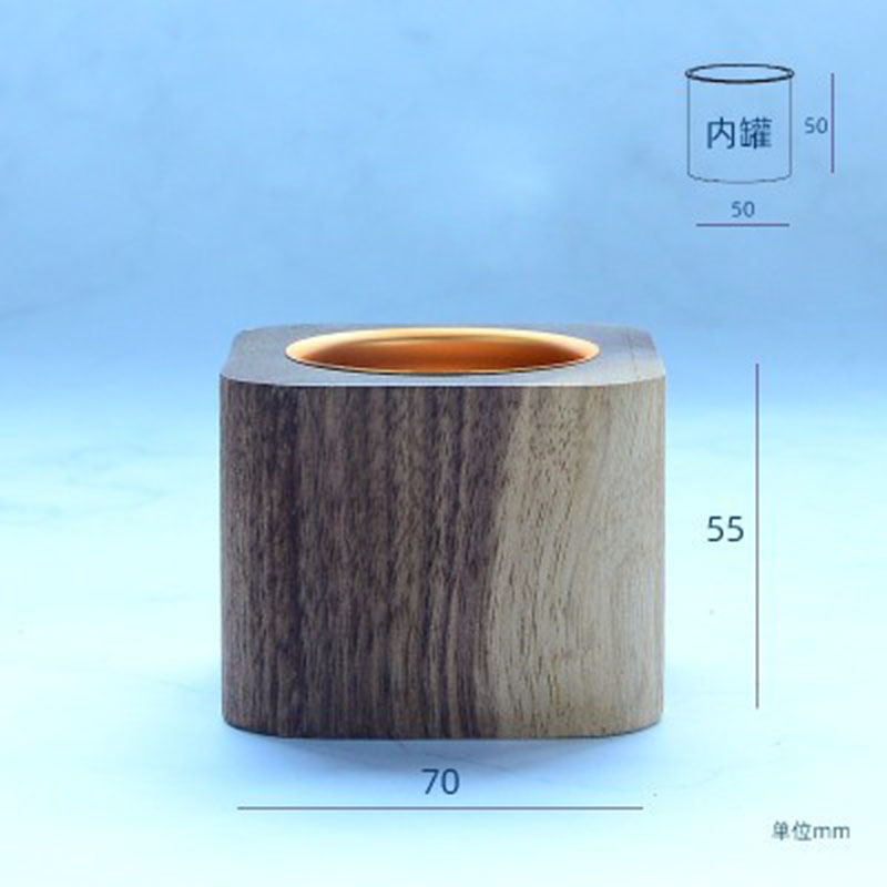 Black walnut wood 5.5*7cm