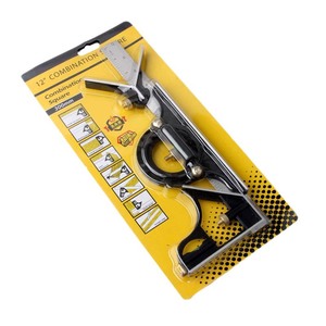 300mm Stainless Steel Multifunctional Combination Angle Ruler With Adjustable Scale For Precision Measuring And Alignment Tasks - Product Image 4