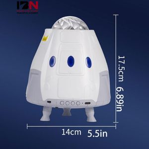 <span class=keywords><strong>Veilleuse</strong></span> projecteur ciel étoilé et aurore boréale IBN New Space Man avec audio, en ABS, cadeau pour enfants, gris spatial - Product Image 1