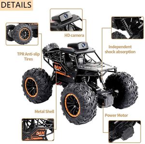 Coche RC de Aleación de Metal EPT 1:18 2.4G, Cámara HD 720P WIFI FPV, Control Remoto, SUV Acrobático, Juguetes de Escalada con Control por Radio - Product Image 3