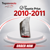 Topzonauto pour Toyota Prius 2010-2011 Feux arrière LED automobiles 81551-47110 / 81561-47110 (2010-2012 LED)