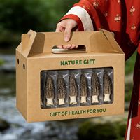 Boîtes cadeaux auto-érectables personnalisées en carton ondulé de luxe, écologiques, recyclables, avec poignée, pour produits secs