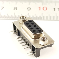 Prix usine D-sub 9pin câble femelle mâle prise prise soudage 0.08mm empreinte connecteur fabricant
