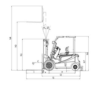 HELI CPD18 Chariot élévateur électrique de 1.8 tonnes - Product Image 6