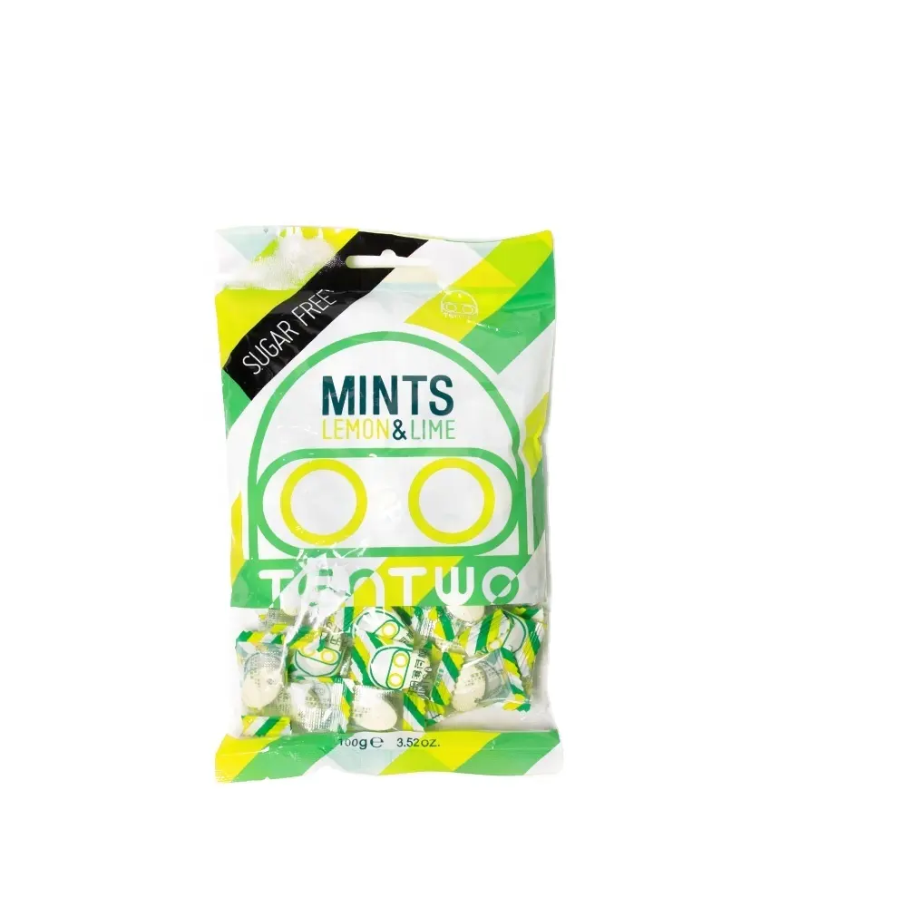 Lemon & lime flavor sugar free compressed popular candy