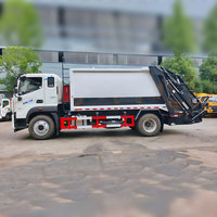 Camion Compacteur de Déchets Foton 4x2 de 14 Mètres Cubes, Chargeur Arrière de 12 Tonnes, Compresseur de Déchets pour le Transport des Déchets, Vente Directe Usine