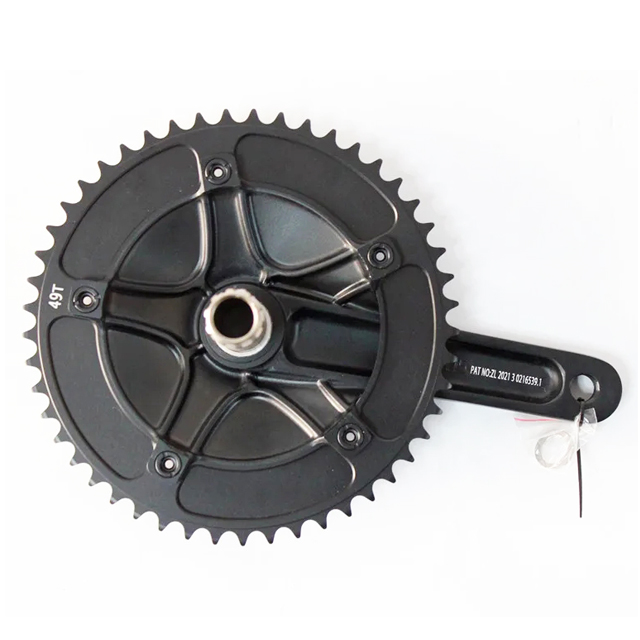 SKEACE ピストクランクセット 49T 165mm SKEACE ホローテック クランクセット、ピスト クランク