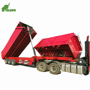 Çift römork çekme hidrolik Superlink arka yan uç damperli damperli römork 07 - Product Image 2