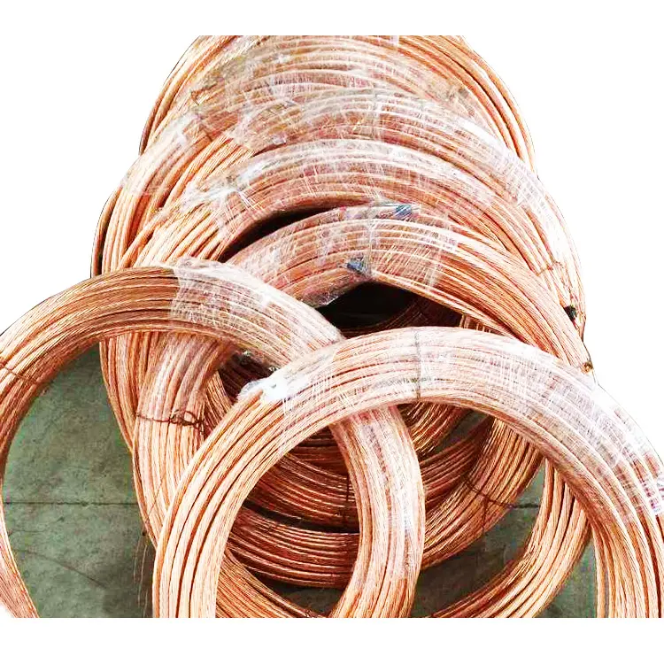 2024 Hot Selling Lightning protection grounding system conductor Cable Copper Clad Steel Earth Lead Electric Stranded Wire