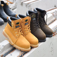 Bottes de sécurité industrielles antidérapantes et anti-abrasion, chaussures de sécurité à semelle anti-perforation tendance pour hommes et femmes, pour le lieu de travail