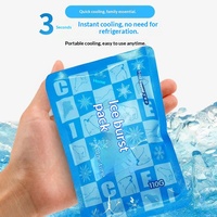 Pack de glace médical jetable non toxique CSI personnalisé avec MSDS qualifié, emballage compressif, sac de froid instantané pour