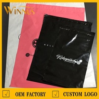 Bolsa de Correo de Poliéster con Logotipo Personalizado, Impermeable, Autoadhesiva, para Embalaje de Ropa, Bajo MOQ, Venta al Por Mayor