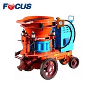 Gunite mini macchina per calcestruzzo spruzzato bagnato prezzo di spruzzatura del calcestruzzo con cuscinetto di usura in gomma