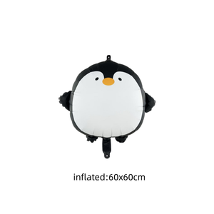 Nuevo Diseño de Globos de Aluminio Metálicos Coloridos con Forma de Animales de Dibujos Animados en 4D, Ecológicos, Pingüino, Perro Manchado, Oso de Graduación, <span class=keywords><strong>Circo</strong></span> - Product Image 6