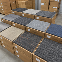 Dalles de moquette de bureau AUTOVI carrées, tuftées à la machine, adaptées aux animaux de compagnie, de luxe, personnalisables, au design moderne, vente en gros