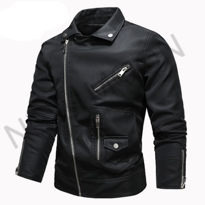 Veste en toile pour homme, style streetwear, automne et hiver, veste de moto pour homme - Product Image 5