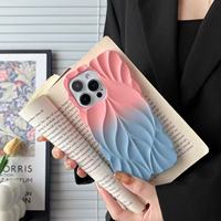 Coque de téléphone mate dépolie OEM en promotion avec motif feuille gravé en 3D pour Xiaomi Redmi Note 13 14 15 16 17 Pro Huawei P60 P70