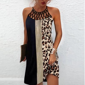 Fashion Print <strong>Women</strong> Vestidos Summer Sleeveless Hollow Elegant Boho Party <strong>Shirt</strong> Sexy Dress <strong>Women</strong> <strong>Beach</strong> Mini Dress - Product Image 3