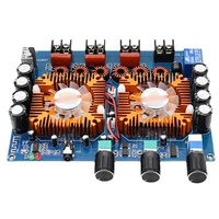 TDA7498E 2x160W + 220W 5.0 Power Subwoofer Amplifier Board 2.1 Channel Class D Home Theater Audio Audio Voice Control Modules Kit