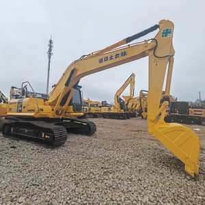 Excavadora Komatsu usada de 21 toneladas, excavadora hidráulica industrial sobre orugas, motor de segunda mano Industrial Komatsu 210, excavadora - Product Image 1