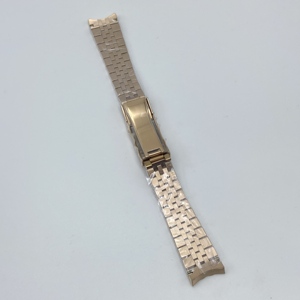 Bracelet de montre de remplacement en acier inoxydable 316L massif incurvé de 19 mm, style Jubilee GMT, pour diverses montres - Product Image 6