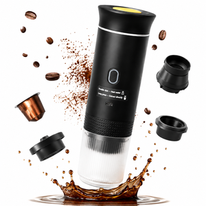 เครื่องชงกาแฟเอสเพรสโซแบบพกพา ใช้พลังงานจาก USB แรงดันปั๊ม 20 บาร์ ใช้ได้ทั้งแคปซูลและผงกาแฟ 3-in-1 ผลิตจากสแตนเลส 304 เหมาะสำหรับการเดินทาง รับผลิตแบบ OEM - Product Image 1