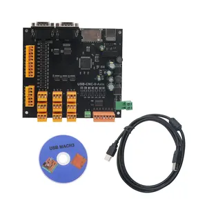 9Axis CNC Controller Kit 100KHz USB Stepper Motor Controller Breakout Board + USB Cable + CD