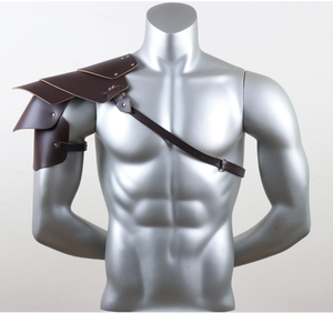 Ecowalson Medieval Retro Multi Capa Cuero Tachonado Hombros Estilo vikingo Guerrero Hombro Armadura Combo <span class=keywords><strong>Disfraz</strong></span> <span class=keywords><strong>de</strong></span> Halloween - Product Image 3