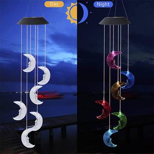 Kanlong Outdoor Tuin Rgb Led Wind Gong Hanglamp Veranderende Spiraal Spinner Waterdichte Ip65 Rohs Gecertificeerd - Product Image 3