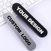 Étui à stylos en métal personnalisé avec logo, vente en gros d'usine, boîte en étain bon marché pour le bureau et les étudiants