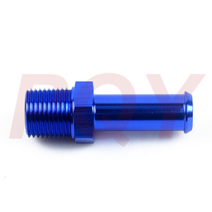 Raccord fileté pour tuyau, métal bleu, 14 à 18 NPT, 38 à 14 NPT, 12 à 38 NPT, 58 à 12 NPT, pour pièces automobiles - Product Image 2